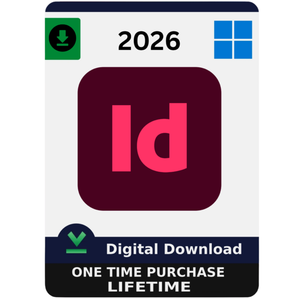 Adobe InDesign 2026 Lifetime License For Windows Unlimited Devices