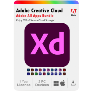 Adobe-XD.png Adobe XD 2025 1 Year Subscription For Windows And Mac 2PC