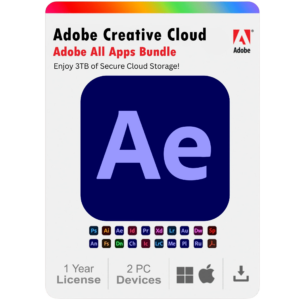 Adobe After Effects 2025 1 Year Subscription For Windows And Mac 2PC