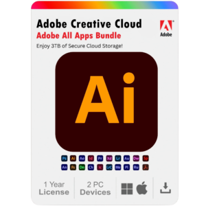 Illustrator.png Adobe Illustrator 2025 1 Year Subscription For Windows And Mac 2PC