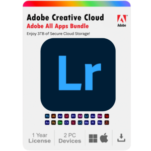 Lightroom.png Adobe Lightroom 2025 1 Year Subscription For Windows And Mac 2PC