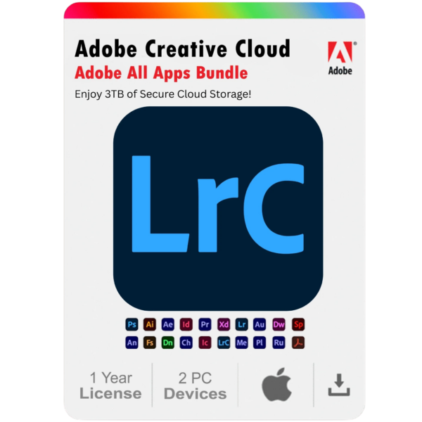 Lightroom-Classic-1.png Adobe Lightroom Classic 2025 1-Year Subscription for Mac (2 Devices)