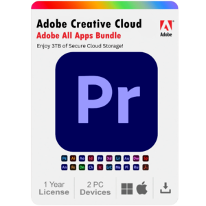 Premiere-Pro.png Adobe Premiere Pro 2025 1 Year Subscription For Windows And Mac 2PC