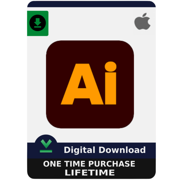 Adobe Illustrator 2025 for Mac Lifetime License Unlimited Devices