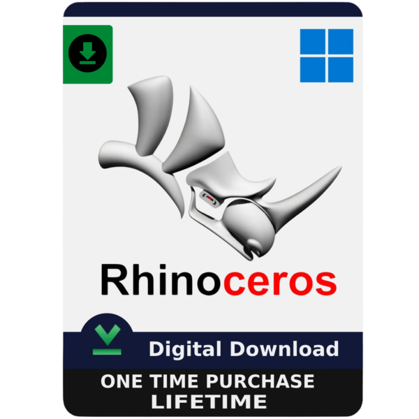 Rhinoceros 8 Lifetime License For Windows Unlimited Devices